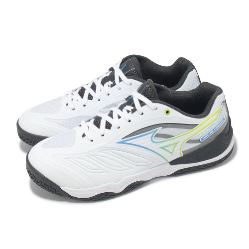 Mizuno 桌球鞋 Wave Medal 8 寬楦 男鞋 白 黑 抓地 室內運動 運動鞋 美津濃 81GA2583-05