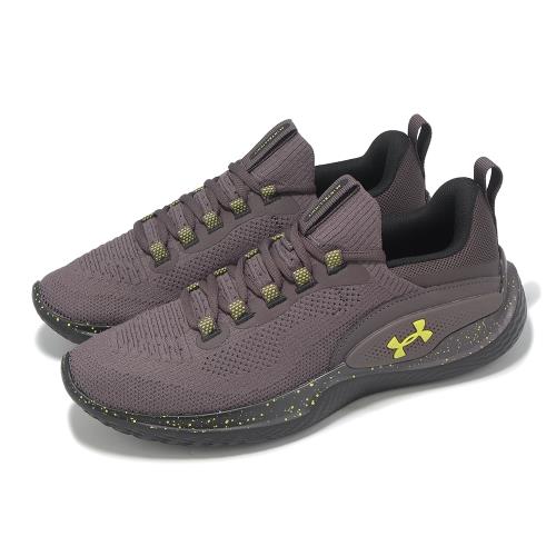 Under Armour UA 訓練鞋 Flow Dynamic 男鞋 紫 黃 輕量 支撐 多功能 UA 運動鞋 3026106103