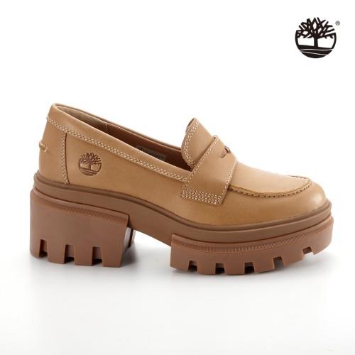 Timberland 女款米色休閒樂福鞋|A2ME6EN2 - 紅配綠