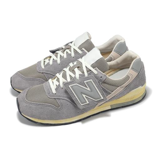 New Balance 休閒鞋996 男鞋女鞋灰米35週年復古麂皮NB 可拆卸N字