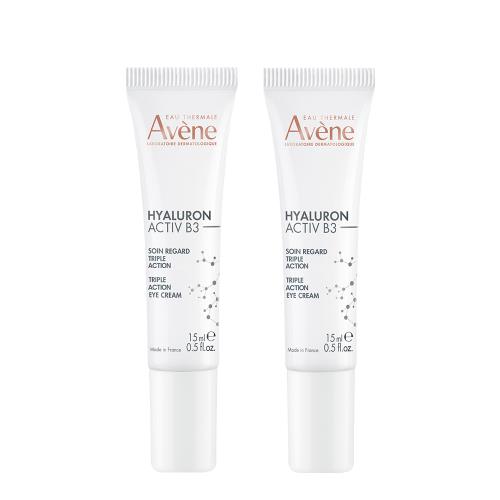 Avene雅漾 B3彈力撫紋眼霜15ml(二入組)