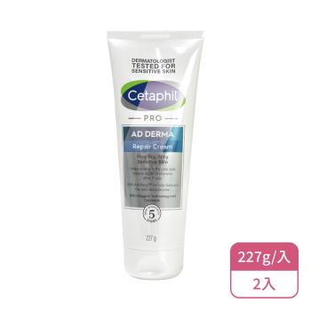 【Cetaphil 舒特膚】AD益膚康修護舒敏乳霜X2入(227g/入)