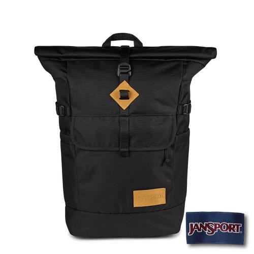 JANSPORT -HATCHET ROLLTOP 戶外系列後背包 -經典黑