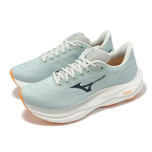 Mizuno 慢跑鞋 Wave Sky 9 超寬楦 男鞋 灰 黑 高緩衝 穩定 運動鞋 美津濃 J1GC2511-03