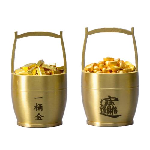 一桶金純銅聚寶盆套組|聚寶盆/招財樹/招財貓|ETMall東森購物網