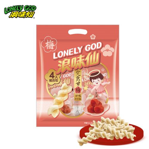 即期良品-浪味仙洋芋捲-完熟甘梅口味組合包 128G-有效期限2026/08/02 