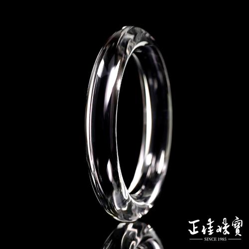 【正佳珠寶】白水晶 蒐藏級全淨體 內徑59.7mm 手圍19.5 白水晶手鐲
