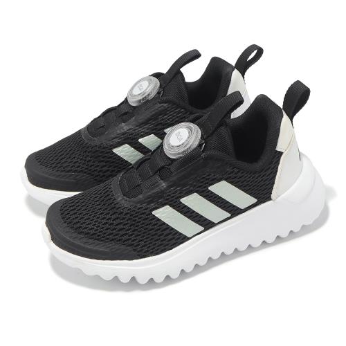 adidas 慢跑鞋 ActiveFlex BOA 3.0 K 中童 小朋友 黑 白 旋鈕 運動鞋 愛迪達 IE3957