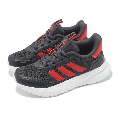 adidas 慢跑鞋 X_Plrpath K 中童 小朋友 黑 紅 運動鞋 愛迪達 ID0252