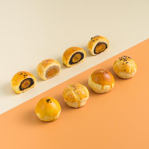 現貨+預購【馬玉山-紅頂穀創】月光拾旅12入-A款(蛋黃酥禮盒)
