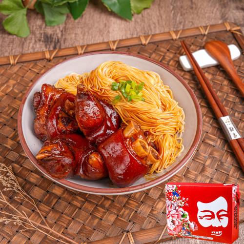 【鬍鬚張】豬腳麵線禮盒580g-2盒(含運)