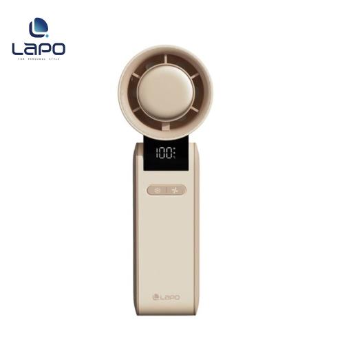 【LAPO】 製冷高速可折疊隨身風扇-奶茶色