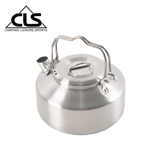 韓國CLS 戶外304不鏽鋼燒水壺 900ml 迷你水壺 水壺 煮水壺 茶壺  機車露營 登山 野營