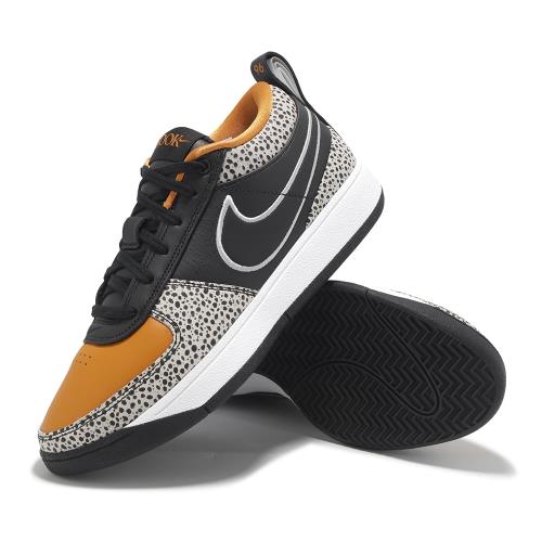 Nike 籃球鞋Book 1 NAS EP 男鞋Air Safari 橘黑鴕鳥皮格紋Booker