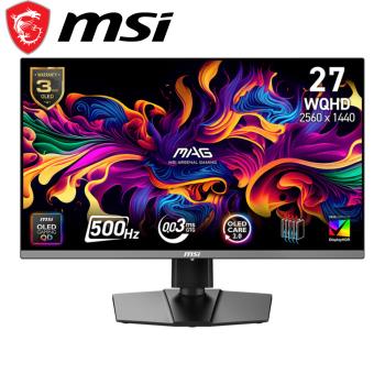 【MSI 微星】MAG  272QP QD-OLED X50 電競螢幕