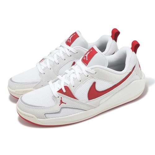 Nike 休閒鞋 Jordan CMFT Era 男鞋 白 紅 麂皮 復古 喬丹 HJ6777-116