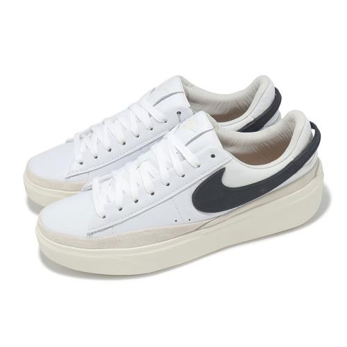 Nike 休閒鞋 Blazer Phantom Low 男鞋 白 黑 復古 低筒 厚底 增高 HF3119-101