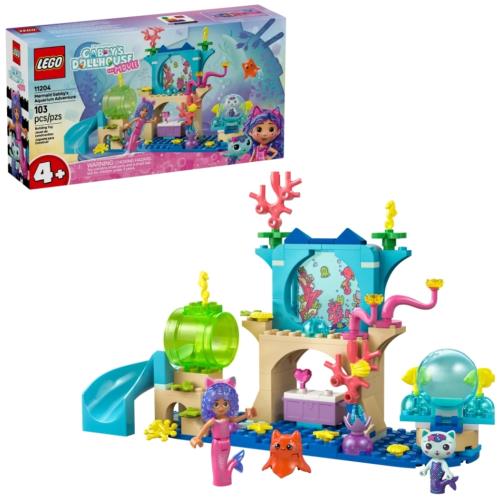 【LEGO 樂高】#11204 蓋比的娃娃屋 美人魚蓋比的水族箱冒險