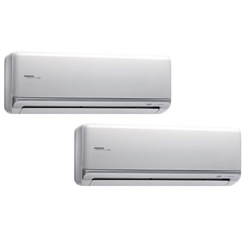 (含標準安裝)日立江森變頻冷暖1對2分離式冷氣6坪6坪RAM-83NL-RAS-40NJK-RAS-40NJK