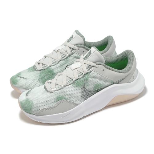 Nike 訓練鞋 Wmns Legend Essential 3 NN P 女鞋 灰 綠 支撐 穩定 健身 DV9008-001