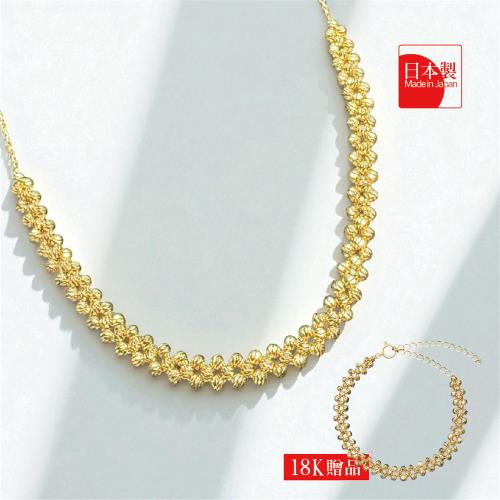 【金玉臻品】日製18K金編織項鍊