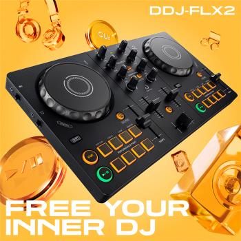 Pioneer DJ AlphaTheta DDJ-FLX2 智慧型入門控制器