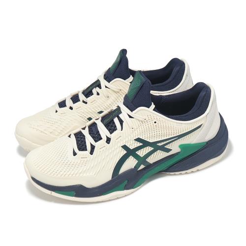 Asics 網球鞋 Court FF 3 男鞋 米 藍 亞洲大師賽 抗扭 穩定 亞瑟士 1041A370105