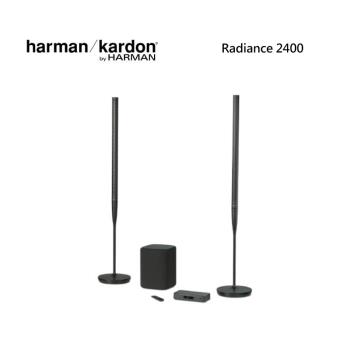 Harman Kardon Radiance 2400 是一款高品質 Soundbar 音響，採用 Harman Kardon 品牌喇叭與擴大機，支援 Bluetooth 藍芽與 WiFi 無線連線，具備 1 入 1 出 HDMI 介面，螢幕顯示支援中文與英文。BSMI 認證 R3B623，中國製造，提供 1 年保固。適閤家庭娛樂，提升影音體驗。