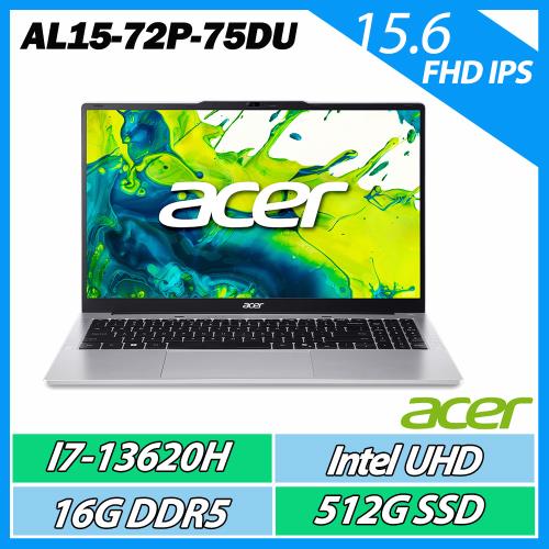 ACER 宏碁Aspire Lite AL15-72P-75DU 銀(i7-13620H/16G/512G/Win11/15吋)平價高效能