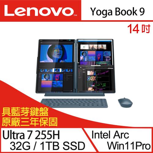 Lenovo 聯想 Yoga Book 9 83KJ002RTW 14吋雙觸控螢幕筆電 Ultra 7 255H/32G/1TBSSD/W11P