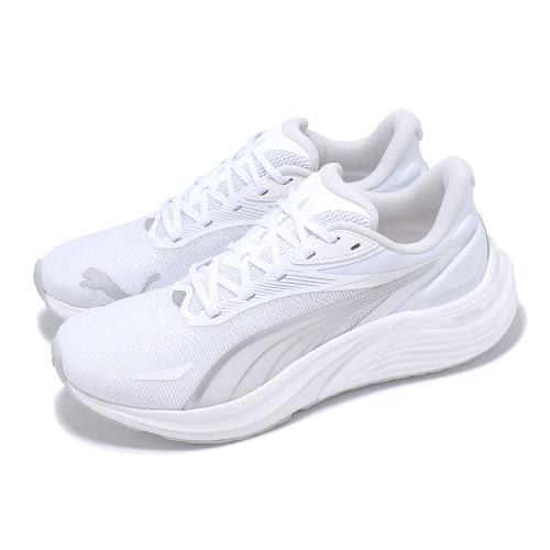 Puma 慢跑鞋 Electrify Nitro 4 男鞋 白 灰 輕量 支撐 緩衝 運動鞋 31078902