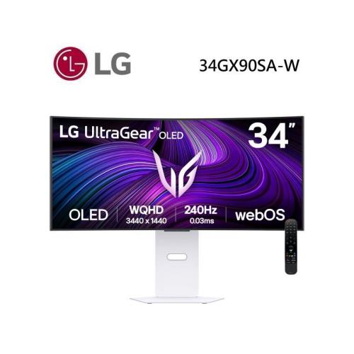 LG 樂金 39GX90SA-W 39吋 UltraGear™ 21:9 WQHD 240Hz OLED曲面智慧電競螢幕