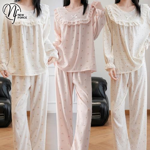 NEW FORCE 任選-可愛公主風雲朵棉長袖居家服-多色可選