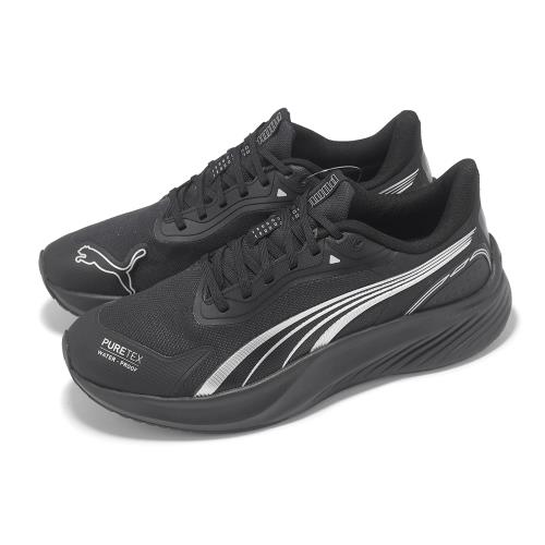 Puma 慢跑鞋 Pounce Lite PTX 男鞋 女鞋 防水鞋面 黑 銀 運動鞋 31172901
