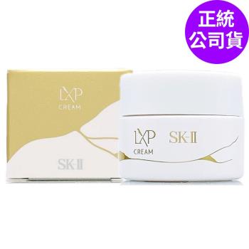 SK-II LXP 凝時金緻乳霜，專為成人設計，適用於臉部與眼部，適合各種膚質。本產品為國內專櫃公司貨，品質有保障，使用後如有異常請暫停使用並請教醫生。依照消費者保護法，商品一經拆封恕不退貨，請注意商品組合與外包裝之完整性。