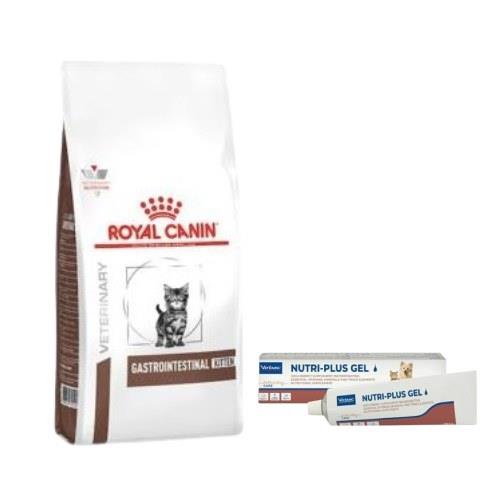 皇家 GIK35 幼貓 腸胃道配方乾糧（1至12個月）2kg*1+維克 克補軟膏*1條