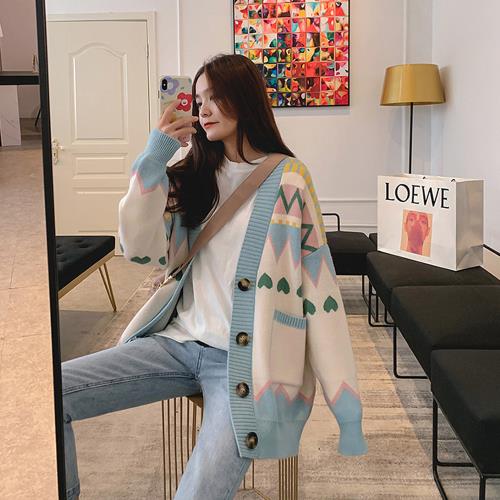 【ALLK 歐楷】新品 織紋針織衫上衣外套 共3色(尺寸F/中大尺碼/保暖/毛呢)