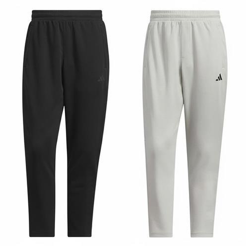 Adidas 針織長褲 男裝 抽繩 口袋 黑/灰【運動世界】KB9131/KC2880