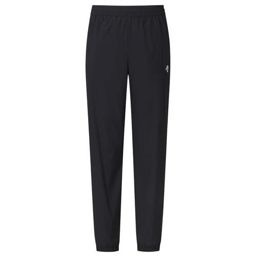 Descente 迪桑特 長褲 男裝 女裝 縮口 拉鍊口袋 黑【運動世界】SQ323RWP81-BLK0