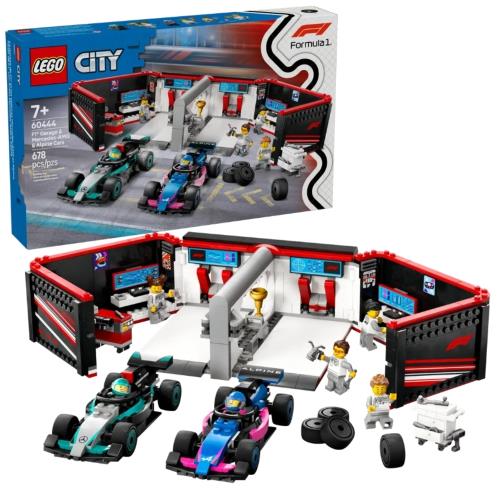 【LEGO 樂高】#60444 City F1車庫MercedesAMG與Alpine