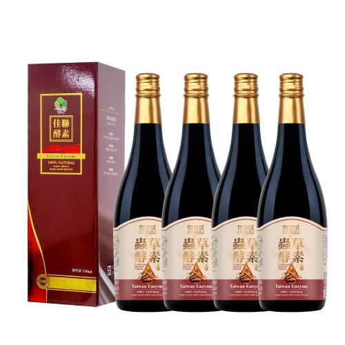 【宜日宜酵】蟲草酵素750ml(4瓶)