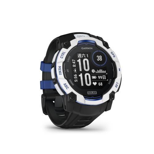 【GARMIN】Instinct 3 Solar 50mm 本我系列GPS腕錶 鵝卵石白  Supernova 限量特別款