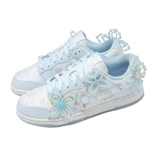 Nike x Susan Fang Wmns Dunk Low 女鞋 設計師聯名 珍珠 藍 休閒鞋 HV8575-100