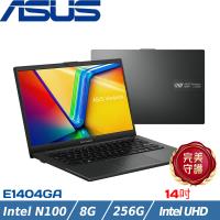 ASUS Vivobook Go 14吋 效能筆電 N100/8G/256G SSD/Intel UHD/W11/E1404GA-0121KN100