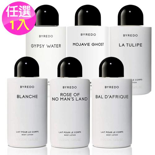 BYREDO香氛身體乳225ml任1款-吉普賽之水/鬱金香/莫哈維之影/返璞歸真/無人之境/熱帶爵士(國際航空版)