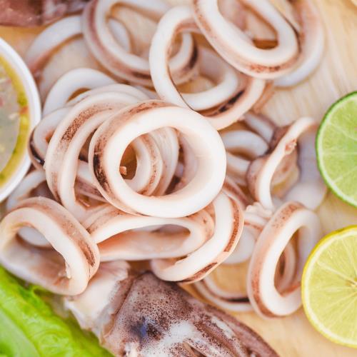 【鮮智沛】熟凍帶皮魷魚圈3包(500g/包)