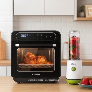 【CHIMEI 奇美】12L微電腦蒸氣氣炸烤箱(EV-12T0FM)+美國Oster破壁活氧隨行調理機