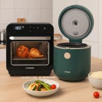 【CHIMEI 奇美】12L微電腦蒸氣氣炸烤箱(EV-12T0FM)+法國阿基姆AGiM健康減醣電子鍋
