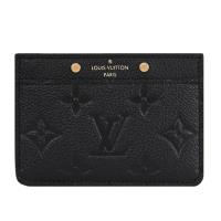 Louis Vuitton LV M69171 Monogram Empreinte 經典壓花卡片夾.黑