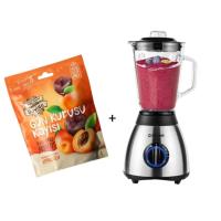 大同 1.5公升玻璃果汁機TJC-1518A+DOVIDO 土耳其杏桃乾140g/包*10